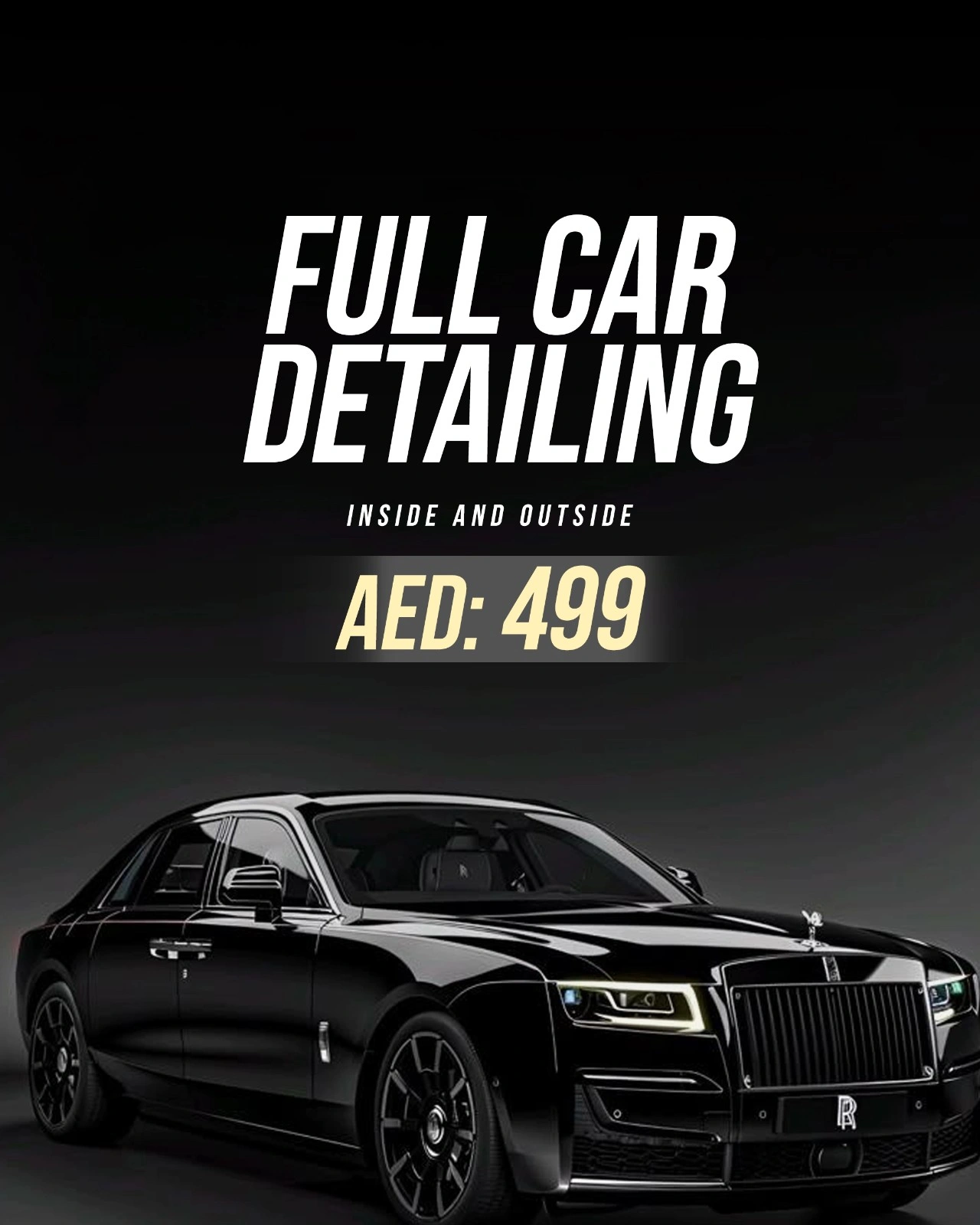 Full Car Detailing AED 499