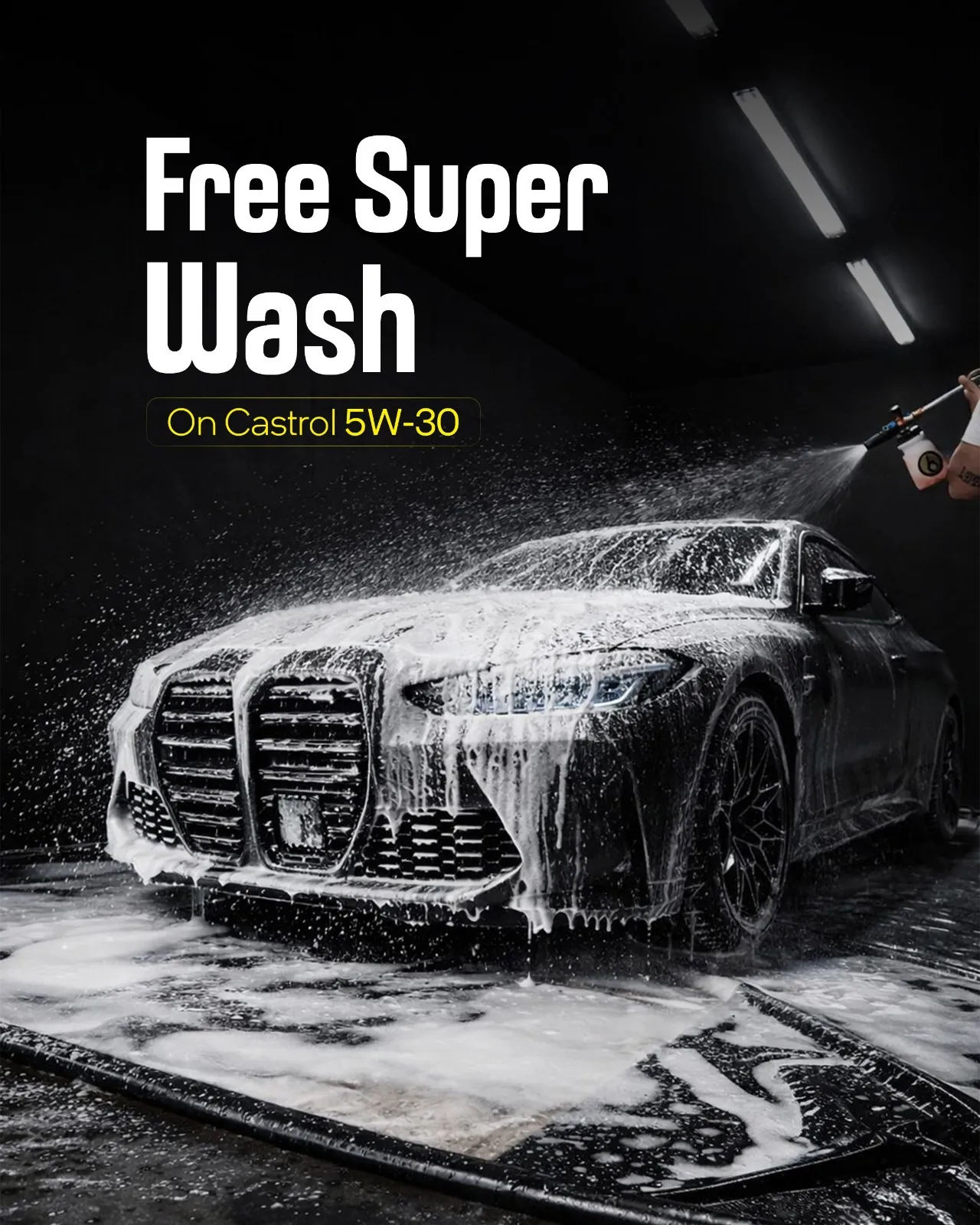 Free Super Wash on Castrol